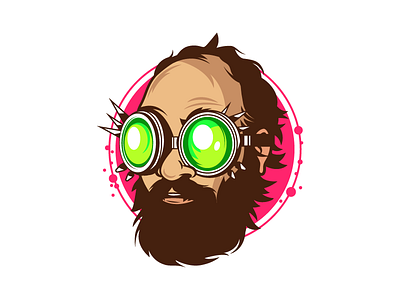 "The Guy" - HIGH MAINTENANCE character digital painting drawing futuristic glasses illustration illustrator vector