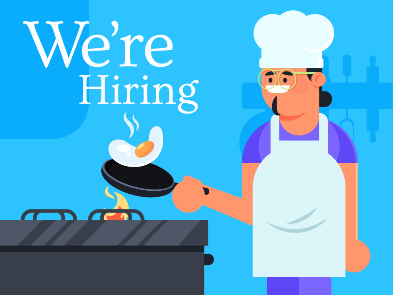 Hiring Chef banner by Itamar Cohen on Dribbble