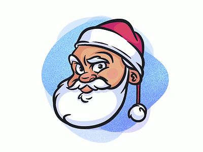 Christmas vibes 🎅🏻 character christmas design digitalart drawing holiday icon illustration illustrator ipad pro logo process procreate santa