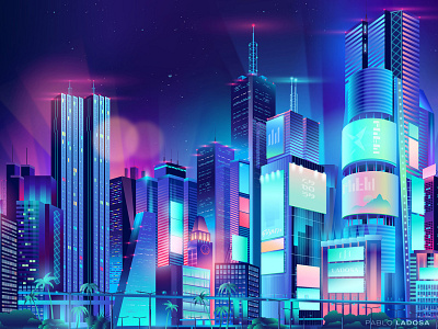 ✨Downtown City - Illustration