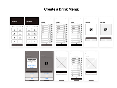 Partner in Wine Create a Drink Menu