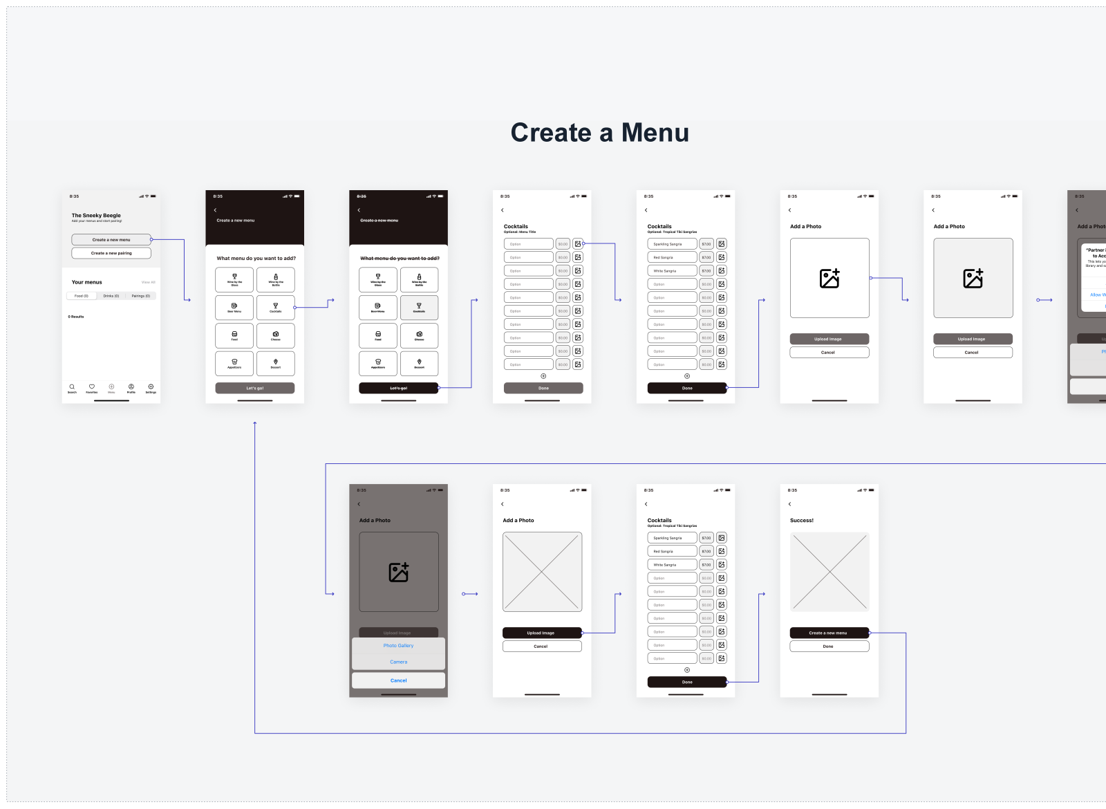 partner-in-wine-create-a-menu-wireflow-by-gabrielle-cohen-on-dribbble