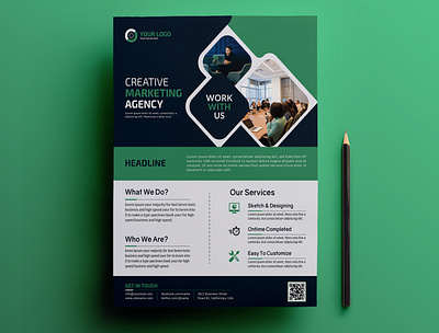 CORPORATE FLYER DESIGN agency branding business business flyer corporate corporate flyer flyer flyer design marketing flyer parsonal flyer