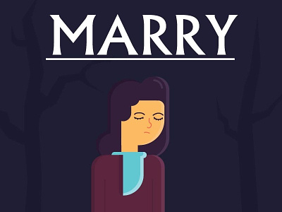 Marry flat girl marry night peoples