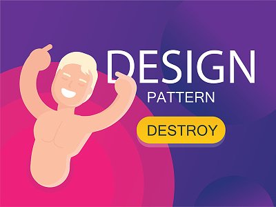 Design pattern character design flat person typical ui ux