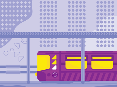 Train flat illustration picture train vector