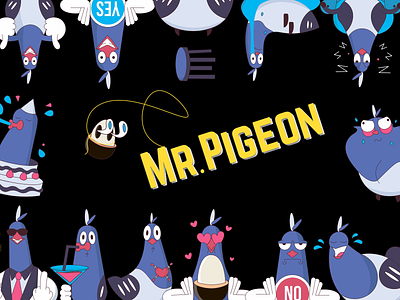 Mr.Pigeon Telegram Stickers