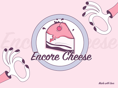 Logo Cheesecake branding cartoon design digital drawing icons illustration illustration art logo vector