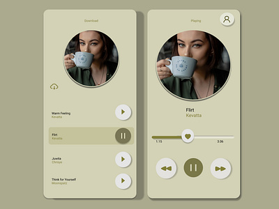 PLAYVERT|a collection of music downloaded from website converter app design music platform ui ui design ux