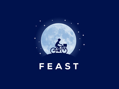 Full Moon by Dan Stiop on Dribbble