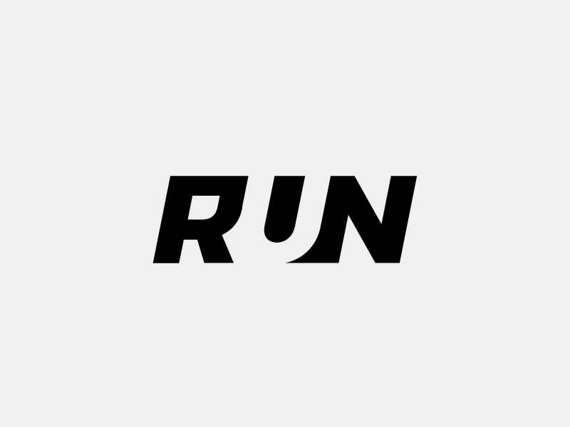 Run Logo by Dan Stiop | Dribbble | Dribbble