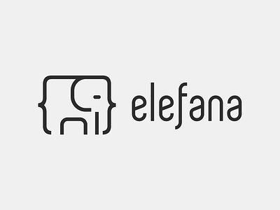 Elefana brackets coding curly elephant minimal programming