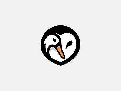 Duck'n'owl animal animals bird birds duck logo owl