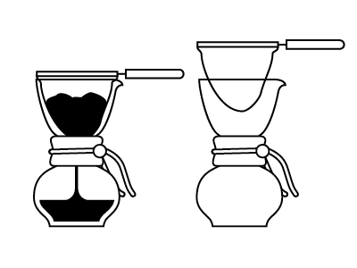 Woodneck Icon clean coffee filter hario icon illustration lineart nel drip nord woodneck