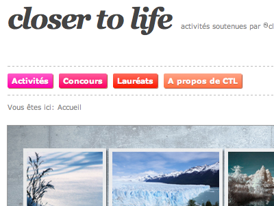 closer-to-life in french french language locale webdesign website