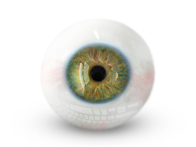 Eye eye iris looking ps