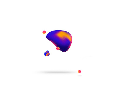 Floating abstract clean colors concept float ilustration minimalism