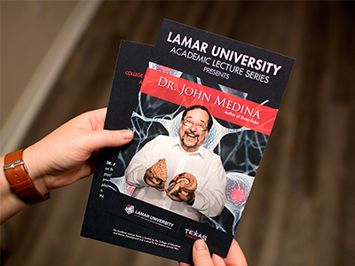 Academic Lecture Series print intern work