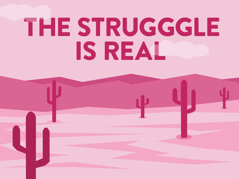 The Dribbble Strugggle adobe animation clean design dribbble flat graphicdesign illustration motion motiongraphics vector