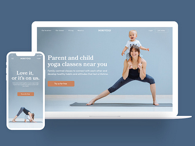 hero image new yoga wordpress theme