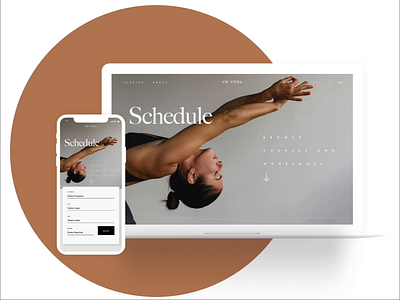 schedule concept for yoga studio workshops adobexd mindbodyonline schedule timetable ui website concept website design yoga