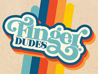FingerDudes™ branding design fun graphic design illustration instagram logo typography