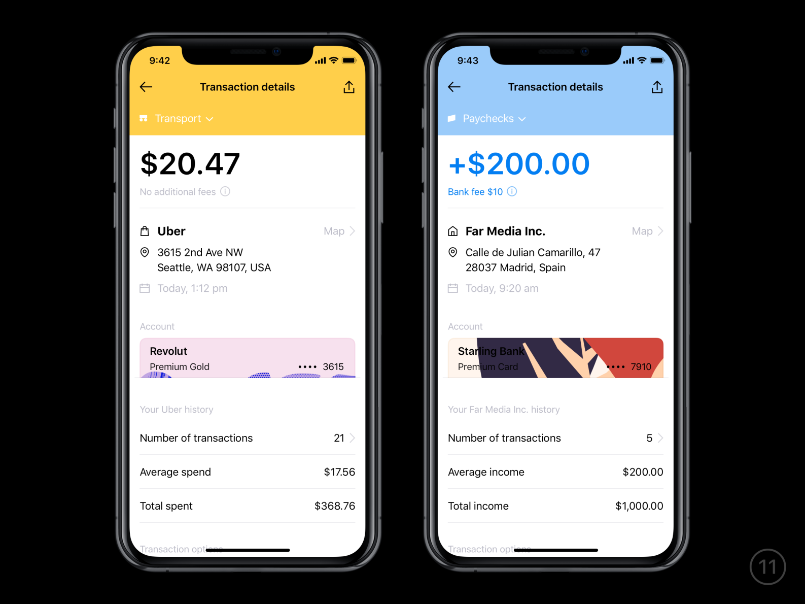 Transaction details by Ivan Kostriukov on Dribbble