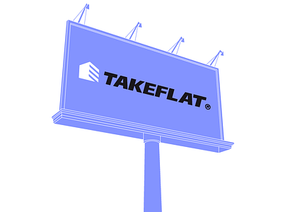 Takeflat Logo adobe illustrator logo logotype sign