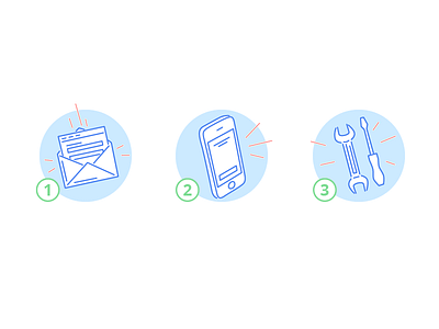 “How We Work” Icons