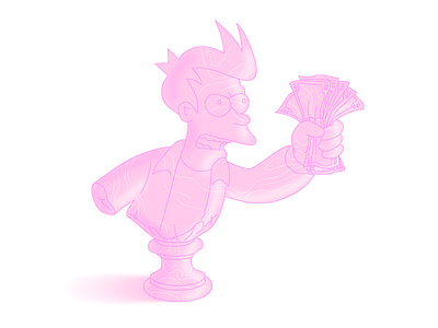 Shut Up And Take My Statuette character fry futurama illustration statuette