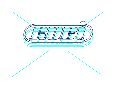 “Rubi” Outlines adobe illustrator identity logotype outline rubi sign