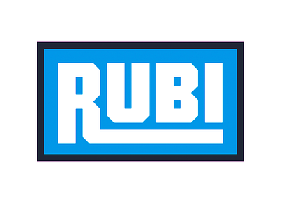 “Rubi” Logo adobe illustrator logo logotype rubi sign