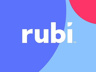 “Rubi” Logo Concept circle concept identity logotype option rubi sign variant