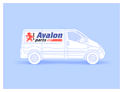 “Avalon Parts” Logo