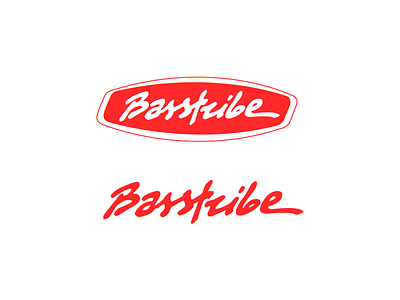 “Basstribe” Logo basstribe concept logo logotype red sign