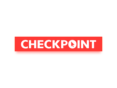 “Checkpoint” Logo checkpoint concept identity logo