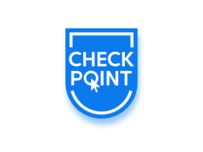 “Checkpoint” Logo checkpoint identity logo logotype shield sign