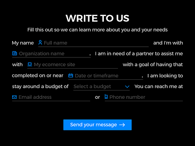 Contacts Form 02 black button contacts form icons site ui web