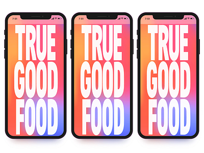 True Phone 10 font food good gradient iphone iphone x ten true true good food x