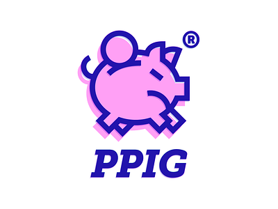 PPIG® brand id identity logo pig streetwear vector