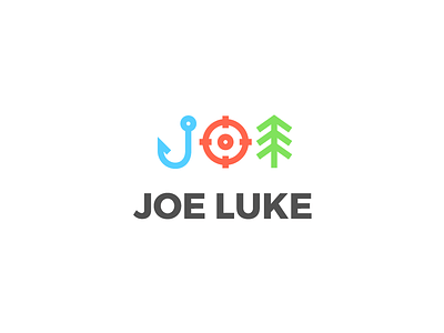 Joe Luke logo 2 fishing hunting icon logo logotype nature outdoor pine