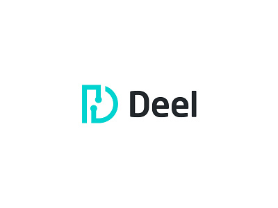 Logo for Deel brand branding clean concept connection d deal design icon interaction letter letter d logo mark minimal modern sign simple transaction wordmark
