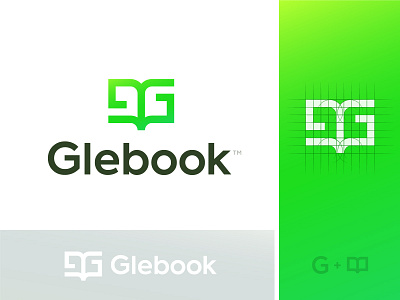 Book Logo Concept book book logo brand g green icon letter logo logotype mark minimal smart wordmark