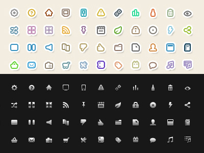 stickons icon set icons stickons