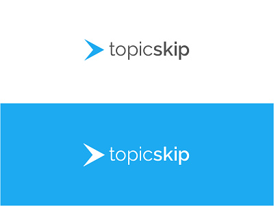 Topic Skip Logo branding design identity logo minimal project simple sketch video