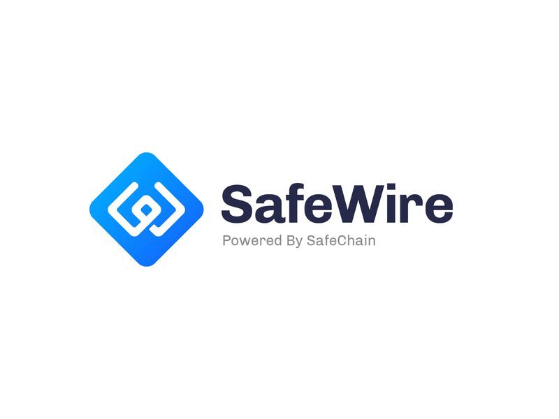 SafeWire Logo Concepts blue concept gradient green logo navy process safe safewire shield wire