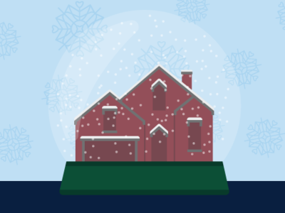 Schottenstein Homes | Snowglobe Illustration