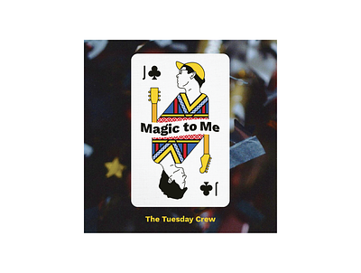 Magic to Me Cover Art album album artwork album cover album cover design band illustration magic playing card vector