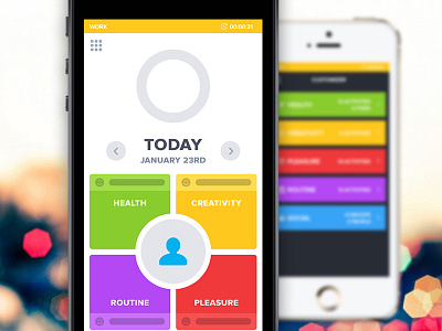 OptimizeMe is Live analyzer app goal health ios iphone life coach life tracker mobile optimize recorder