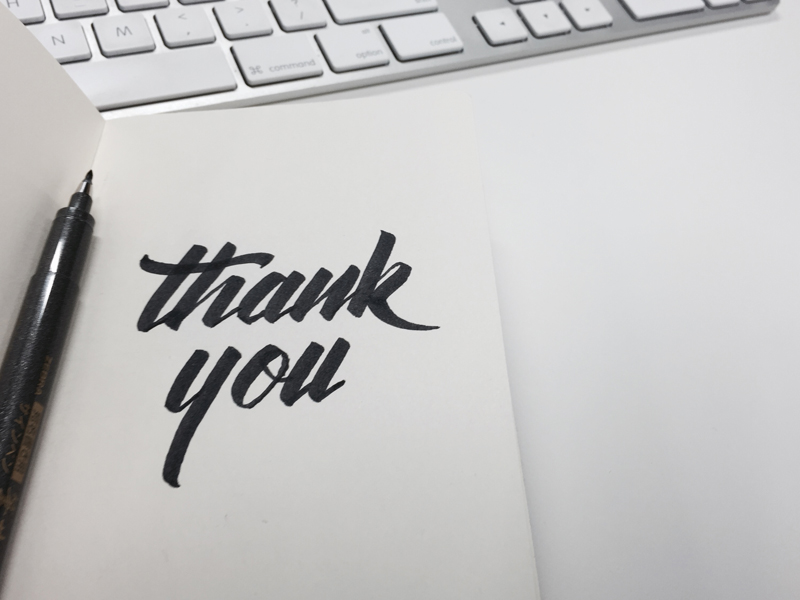 Thank You by Cesar Zeppini on Dribbble